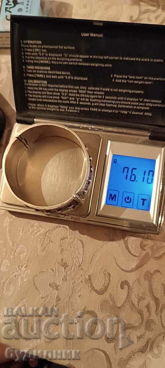 Delivery of Solid silver bracelet. 835 BZC sample Delivery of Solid silver bracelet. 835 BZC sample