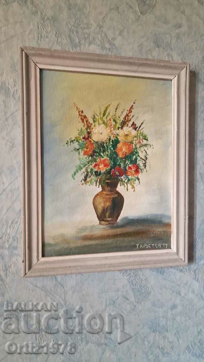 Delivery of Oil on canvas, Bulgarian author, T. Krastev