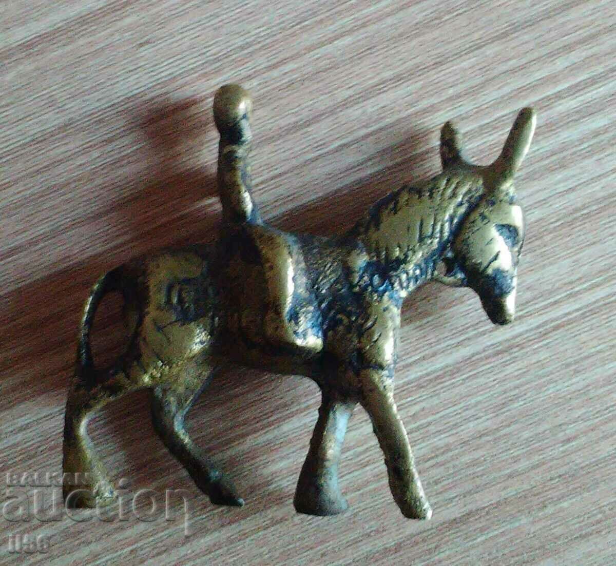 Figură/sculptură/sculptură veche – călăreț de măgar