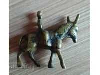 Стара фигура/скулптура/пластика - ездач на магаре