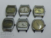 Lot of Soviet ROCKET TV Men's wristwatches