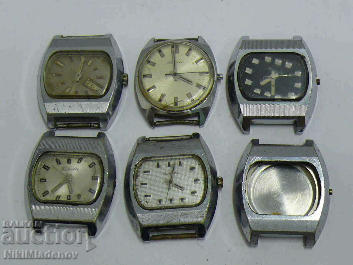 Lot of Soviet ROCKET TV Men's wristwatches