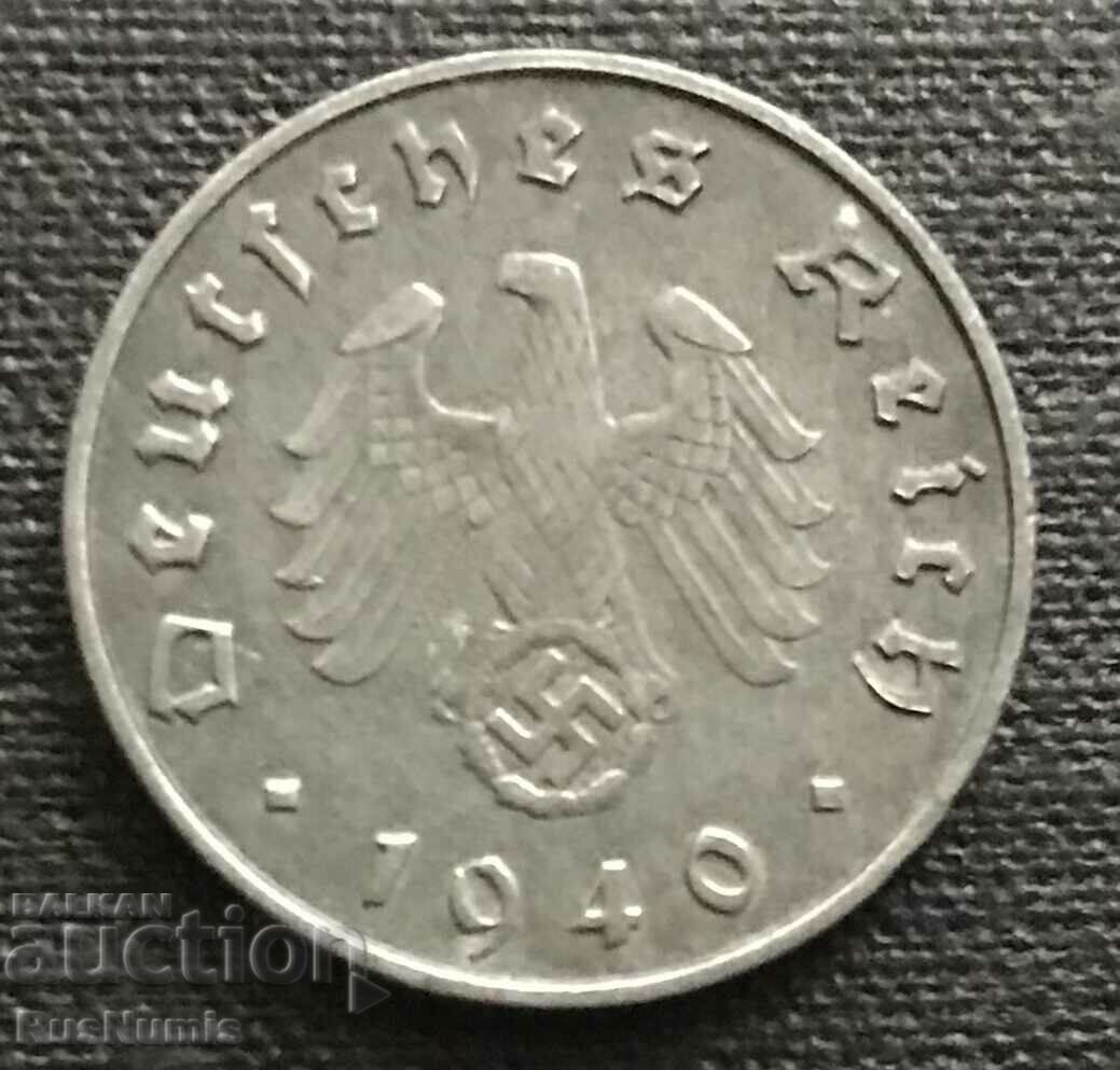 Германия. III Райх. 10 пфенига 1940 г. (Е)