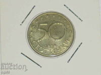 50 cent. 1999. Defective coin curiosity 13