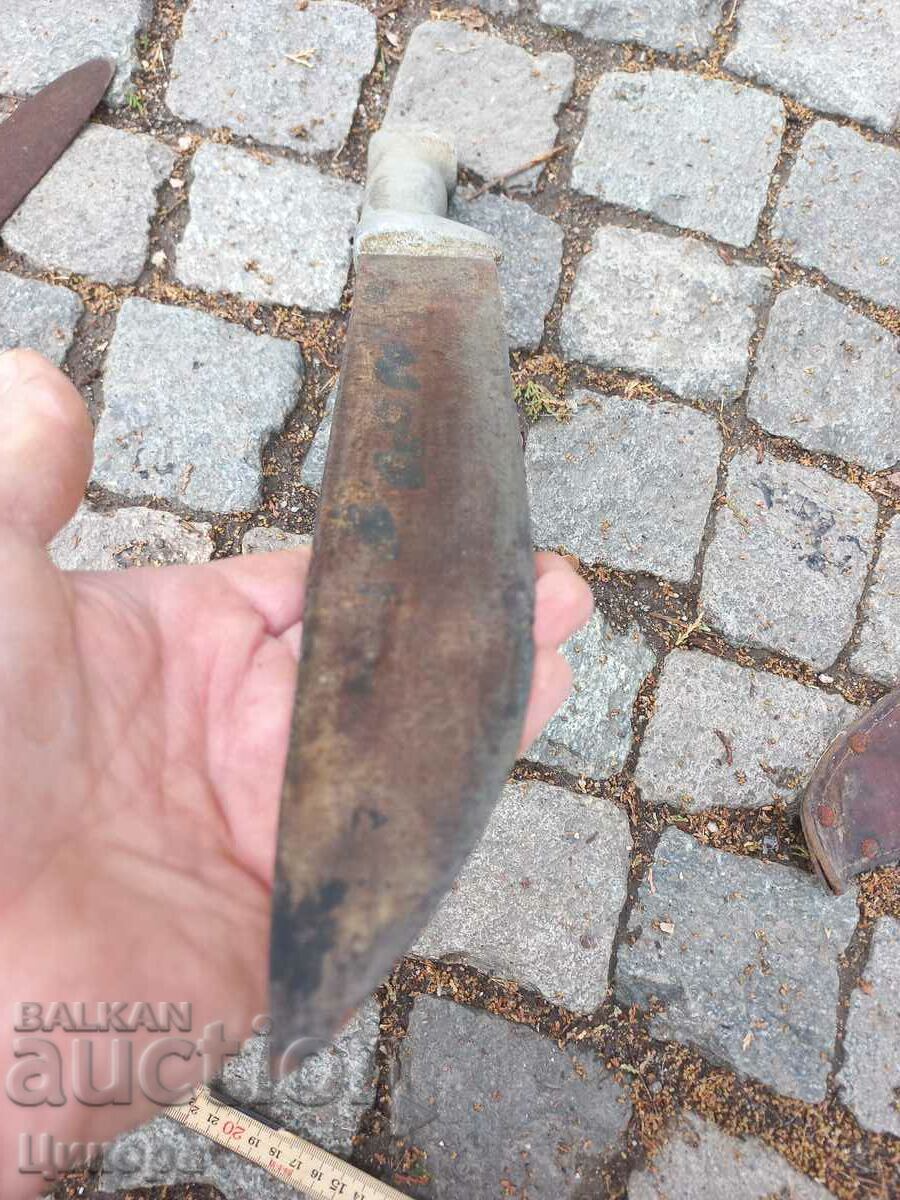 HUGE OLD KARACULAK SHEPHERD KNIFE with price 199.00 BGN | € 101.75