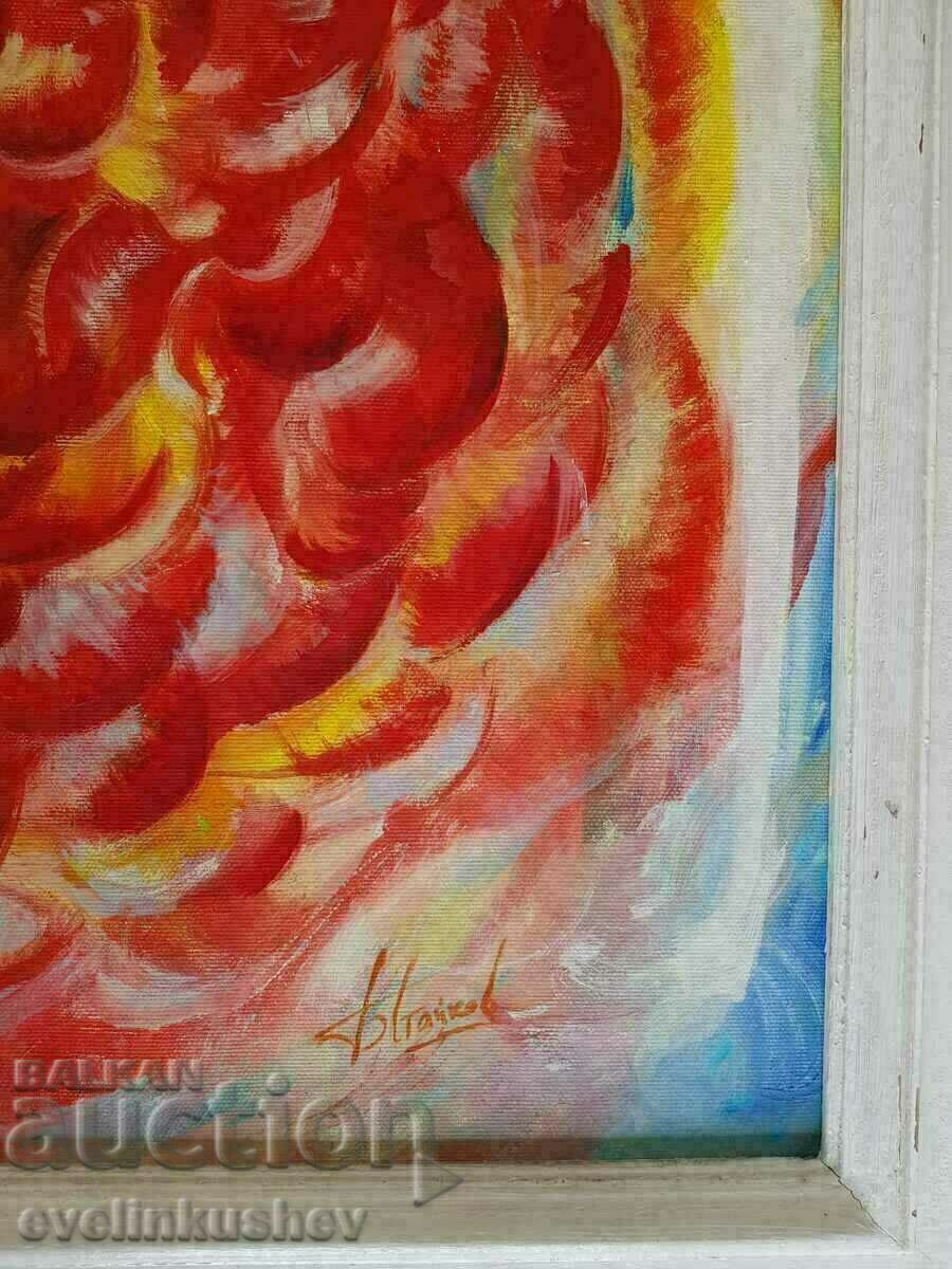 Δημοπρασία Ελαιογραφία "The Kiss" με πιστοποιητικό, Boris Staykov Δημοπρασία Ελαιογραφία "The Kiss" με πιστοποιητικό, Boris Staykov