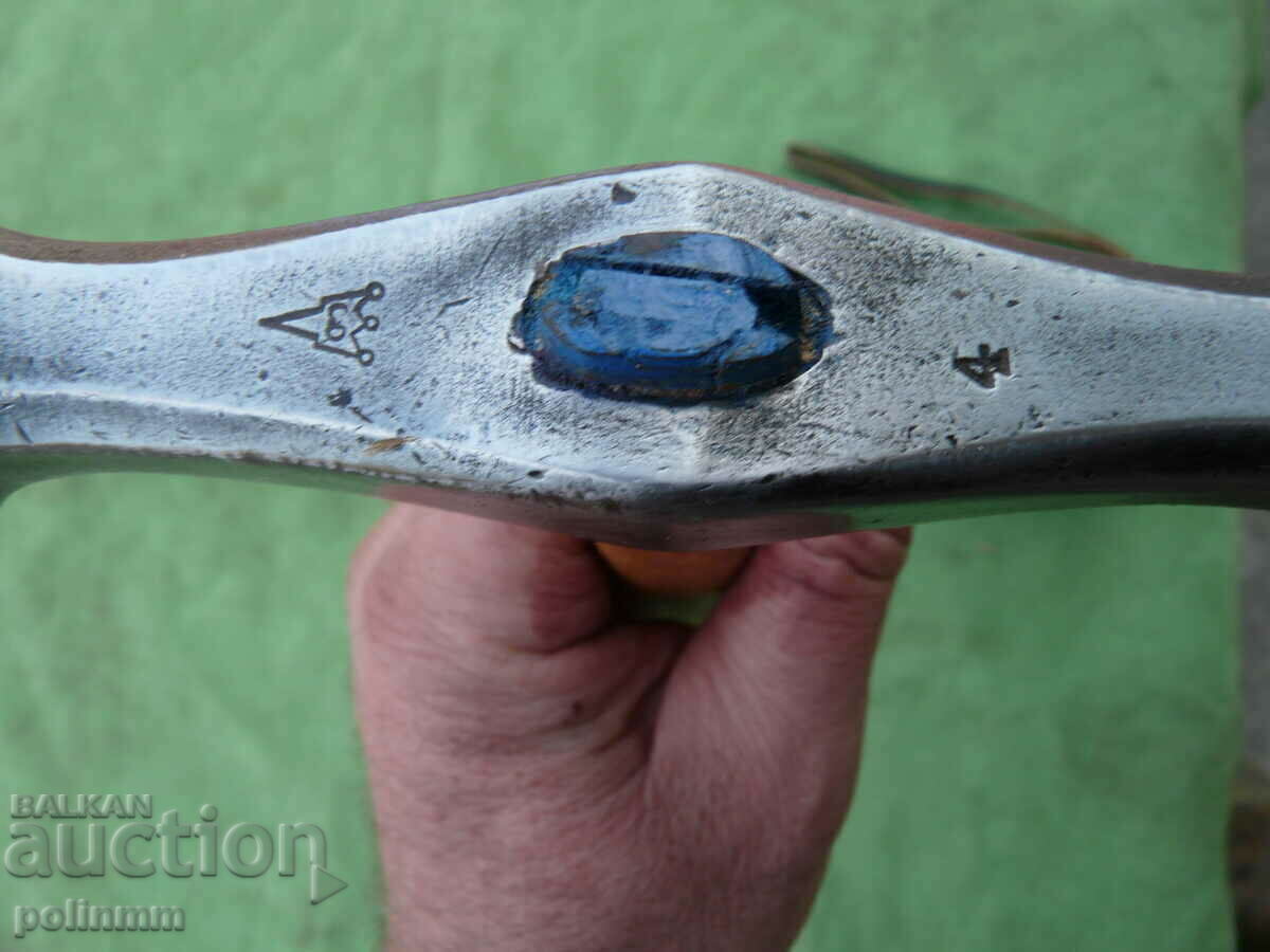 Auction Old German tin hammer - 242 Auction Old German tin hammer - 242