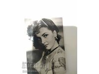 Card/photo Italian actress Gina Lollobrigida