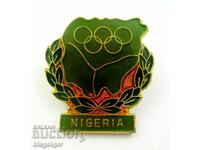 NIGERIA NOC-Olympic Badge-Olympics Mexico 1968