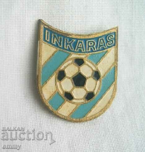 Insigna de fotbal - FK Inkaras Kaunas/FK Inkaras, Lituania
