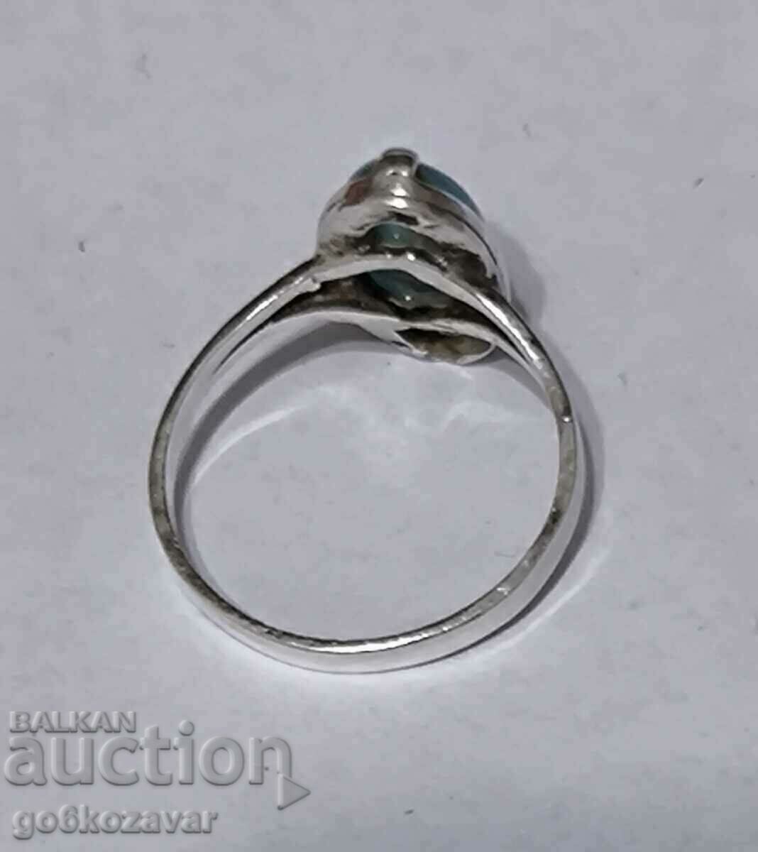 Auction Silver ring natural stone 0.925 Auction Silver ring natural stone 0.925