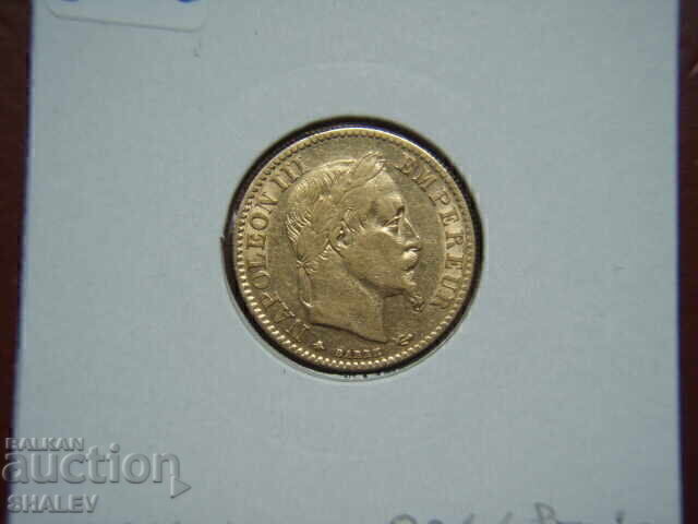 10 franci 1867 A Franța (10 franci Franța) - XF/AU (aur) - 6