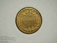 20 Francs 1831 France (20 франка Франция) /2 - AU (злато)
