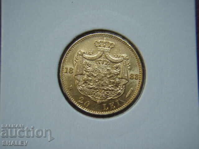 Δημοπρασία 20 Lei 1883 Ρουμανία (20 lei Ρουμανία) - AU (χρυσός)