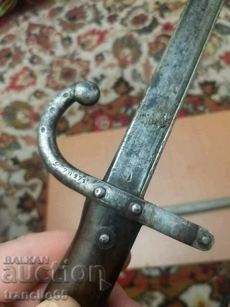 Licitație Baionetă franceză "Gra" M1874.