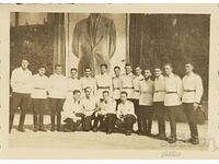 България. Стара снимка  на група военни - курсанти.