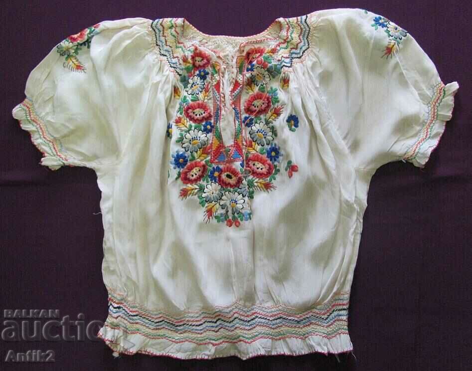Bluză de damă din mătase Vintich anii 60