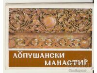 Hartă Bulgaria Mănăstirea Lopushan Album cu vederi