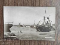 Carte poștală Regatul Bulgariei - portul Varna