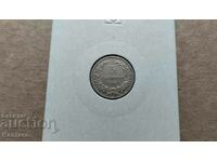 Monedă - BULGARIA - 5 cenți - 1906