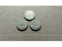 Monedă - BULGARIA - 5 cenți - 1913 - 3 buc