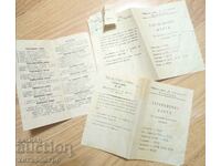 Broșură factura cu instrucțiuni Mobilier Velingrad 1976
