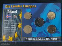 Исландия 2005-2011 - Комплектен сет от 5 монети