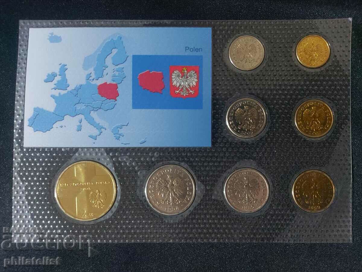Complete set - Poland 1994-2005, 8 coins with price 22.00 BGN | € 11.25 Complete set - Poland 1994-2005, 8 coins with price 22.00 BGN | € 11.25