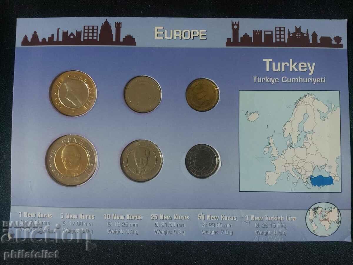 Complete set - Turkey 2005-2007, 6 coins with price 22.00 BGN | € 11.25 Complete set - Turkey 2005-2007, 6 coins with price 22.00 BGN | € 11.25