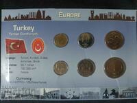 Complete set - Turkey 2005-2007, 6 coins