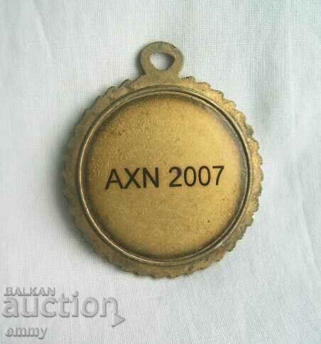 Badge medal moto motorcycle sport - AXN 2007 with price 9.00 BGN | € 4.60 Badge medal moto motorcycle sport - AXN 2007 with price 9.00 BGN | € 4.60