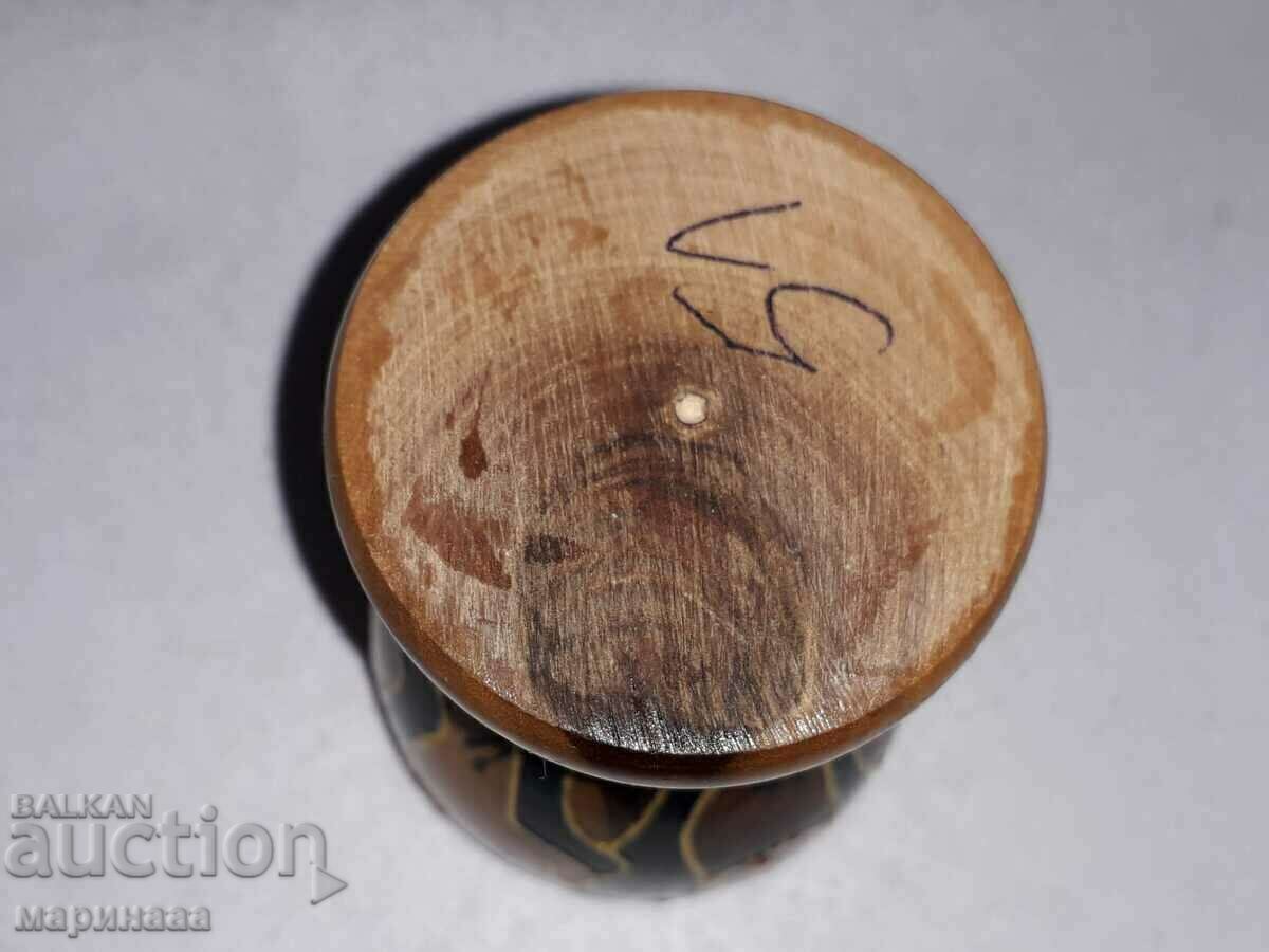 CANDLESTICK. EXOTIC WOOD - 6 CANDLESTICK. EXOTIC WOOD - 6