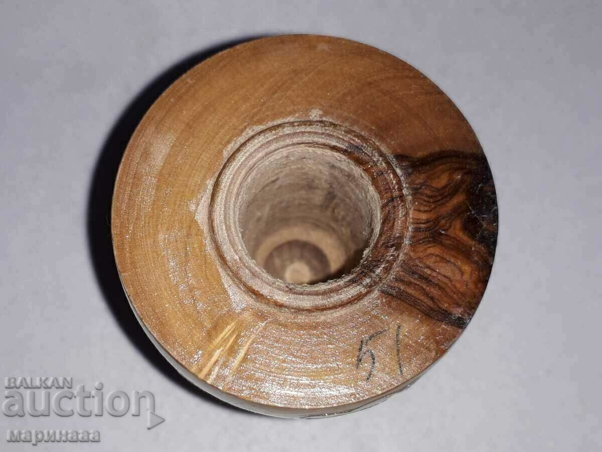 CANDLESTICK. EXOTIC WOOD - 7 CANDLESTICK. EXOTIC WOOD - 7