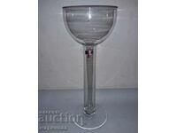 TALL CANDLESTICK. CRYSTAL ''RASTAL''