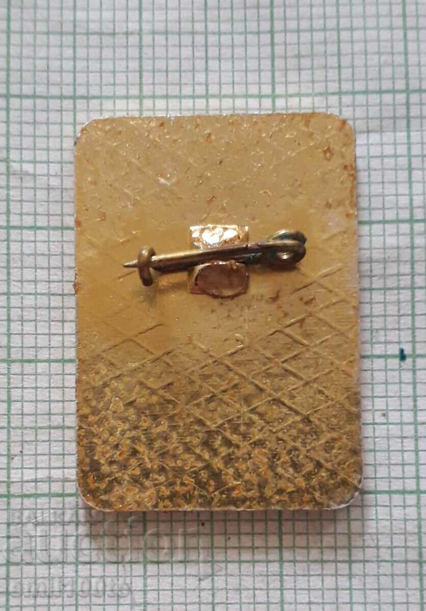 Badge-100 years. Bulgaria liberated Bulgaria renewed 1878 1978 with price 2.00 BGN | € 1.02