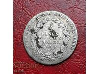 Germany-Prussia-1/6 thaler 1814