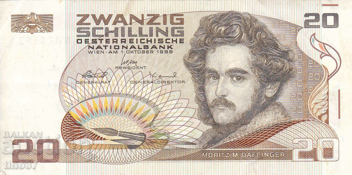 tino37- AUSTRIA - 20 SCHILLINGS - 1986 - VF with price 5.20 BGN | € 2.66 tino37- AUSTRIA - 20 SCHILLINGS - 1986 - VF with price 5.20 BGN | € 2.66