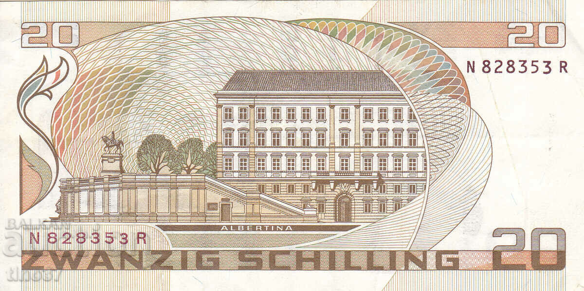 Auction tino37- AUSTRIA - 20 SCHILLINGS - 1986 - VF Auction tino37- AUSTRIA - 20 SCHILLINGS - 1986 - VF