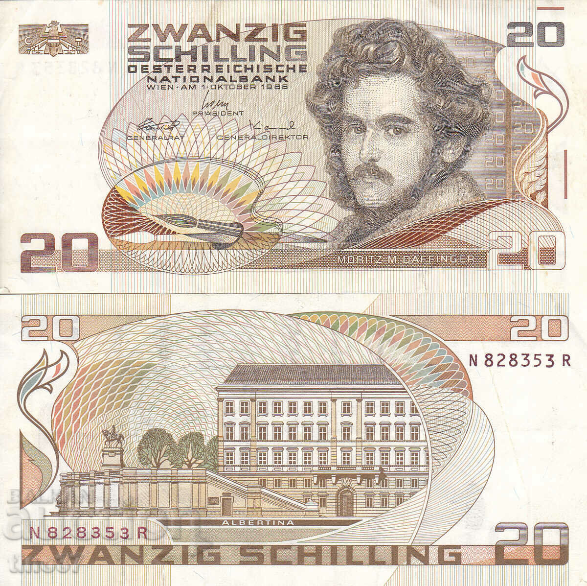 tino37- AUSTRIA - 20 SCHILLINGS - 1986 - VF tino37- AUSTRIA - 20 SCHILLINGS - 1986 - VF