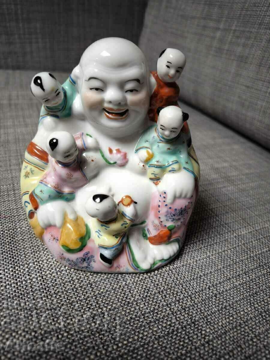 Laughing Buddha - China, vintage porcelain