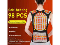Vest with tourmaline magnets, Posture correction function