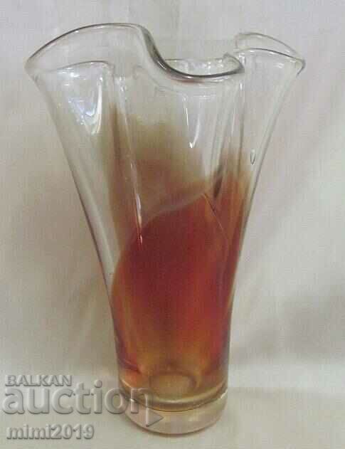 Vintich Crystal Glass Vase - 7 Vintich Crystal Glass Vase - 7