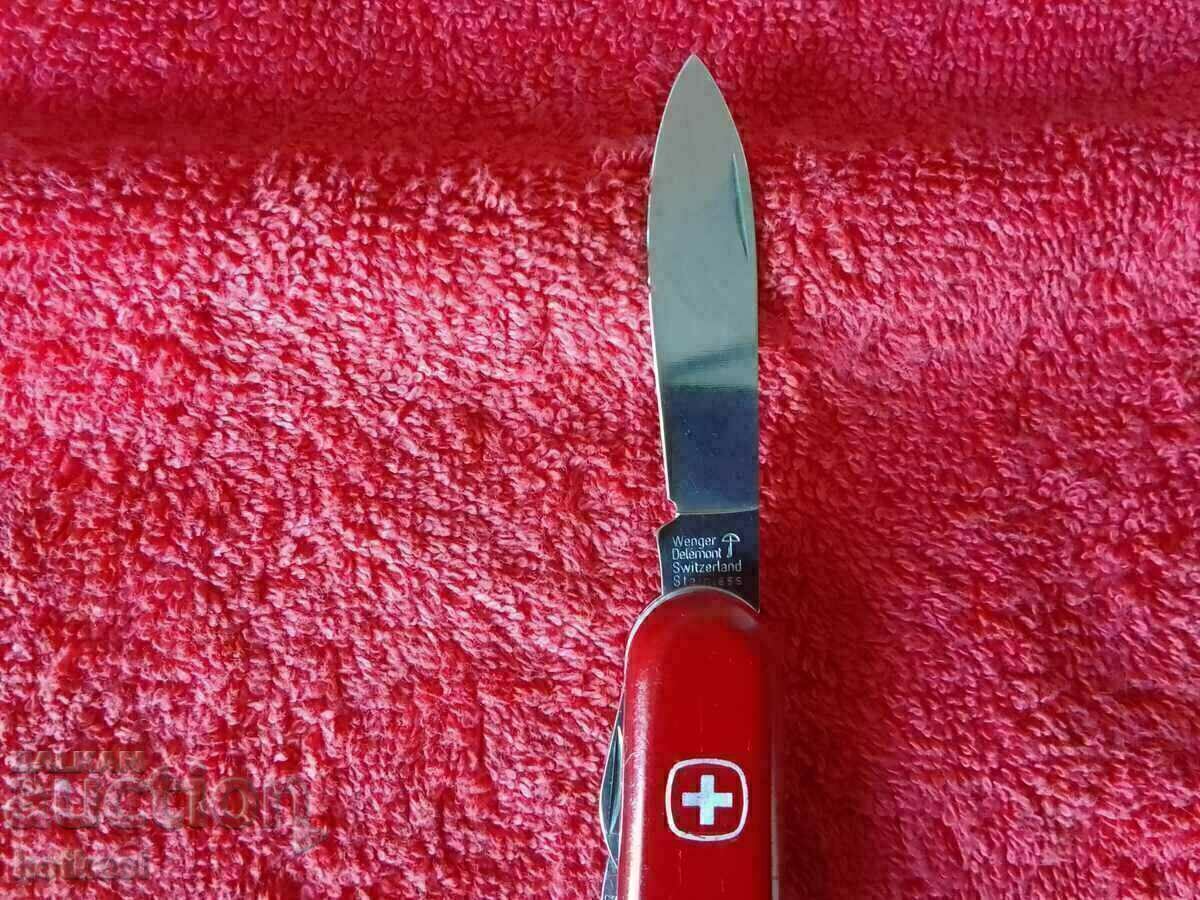 Δημοπρασία Παλιό ελβετικό μαχαίρι τσέπης Wenger Delemont Δημοπρασία Παλιό ελβετικό μαχαίρι τσέπης Wenger Delemont