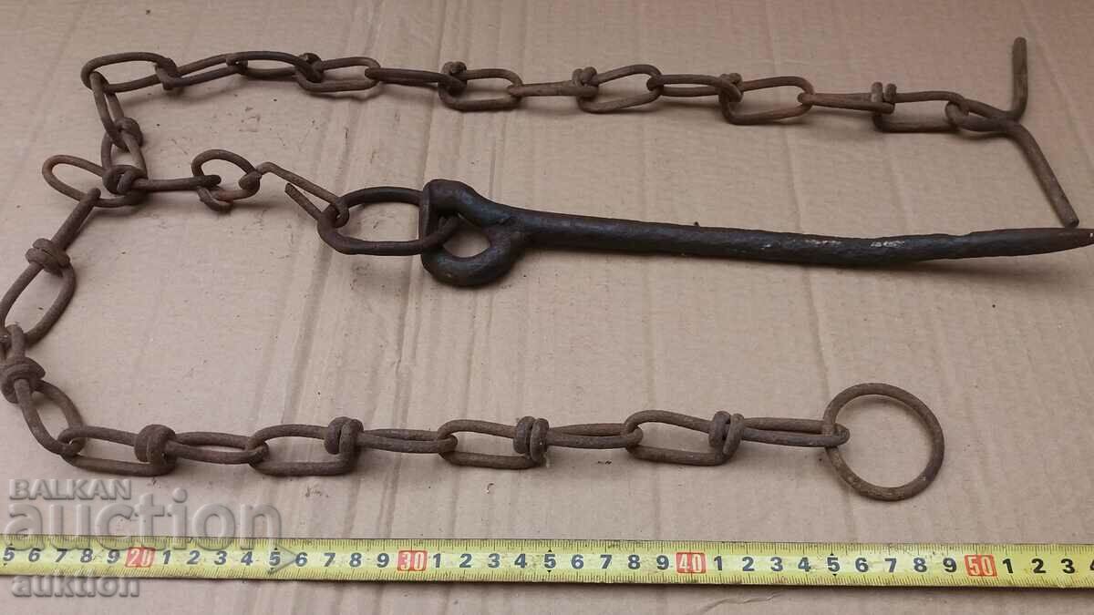 OLD CHAIN WITH FORGED WEDGE - 5 OLD CHAIN WITH FORGED WEDGE - 5