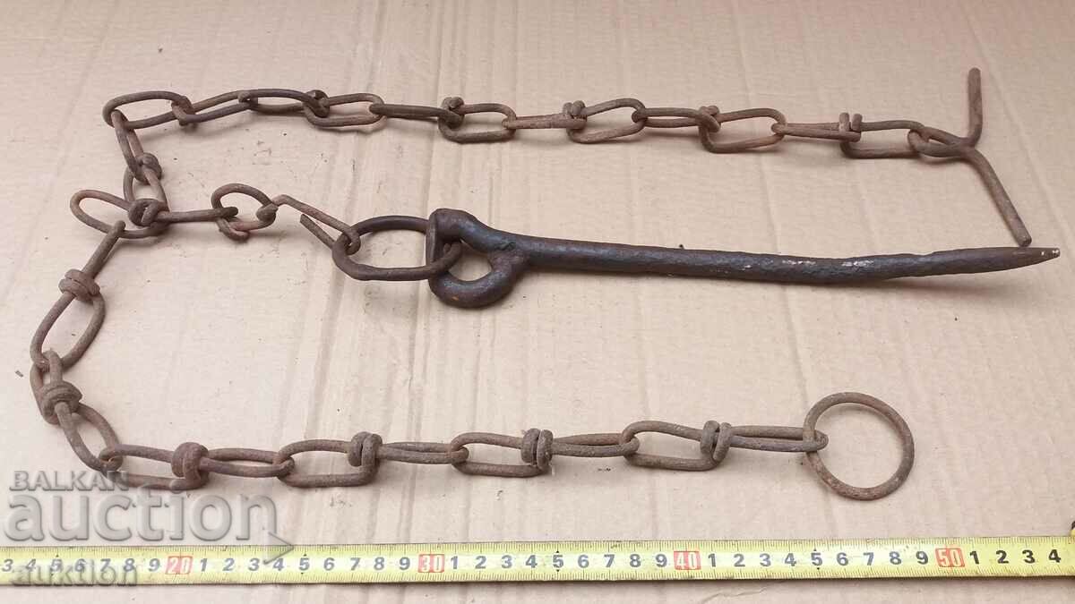 OLD CHAIN WITH FORGED WEDGE - 6 OLD CHAIN WITH FORGED WEDGE - 6