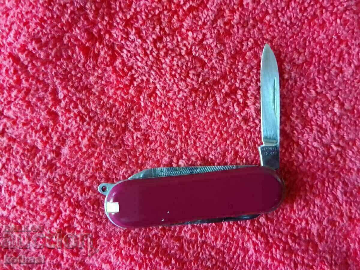 Auction Old small pocket Knife leather sheath marked Auction Old small pocket Knife leather sheath marked