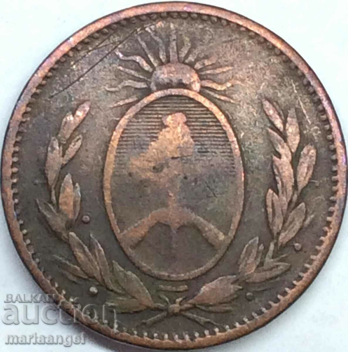 Αργεντινή 1823 1 Decim 10 centavos Buenos Aires