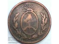 Argentina 1823 1 Decim 10 centavos Buenos Aires