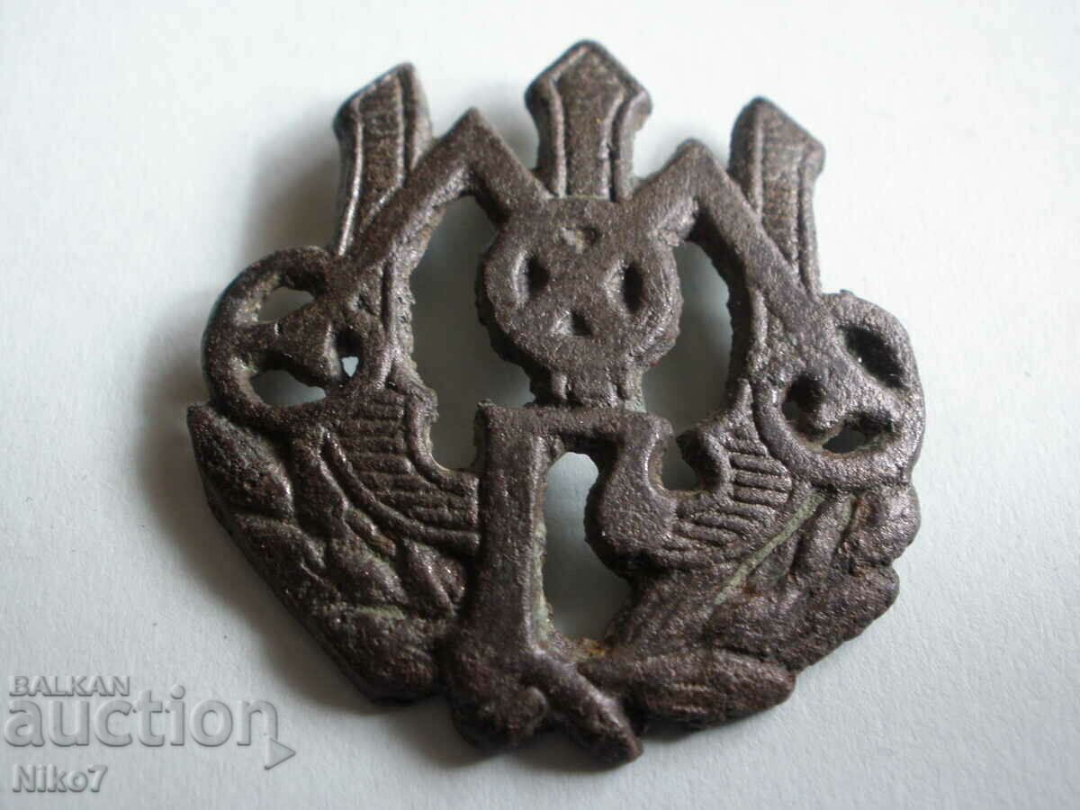 Antique, authentic cockade.