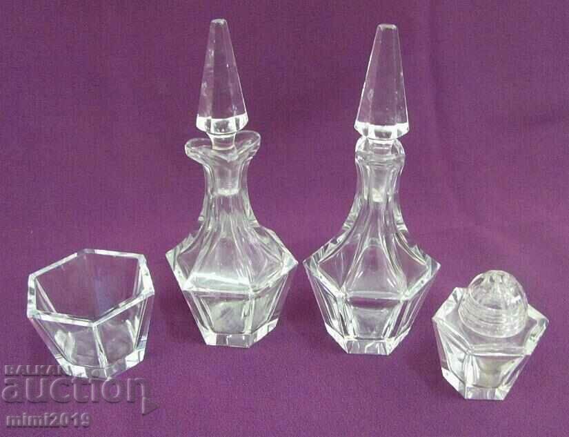 20 Crystal Service for vinegar, oil, salt with price 60.00 BGN | € 30.68